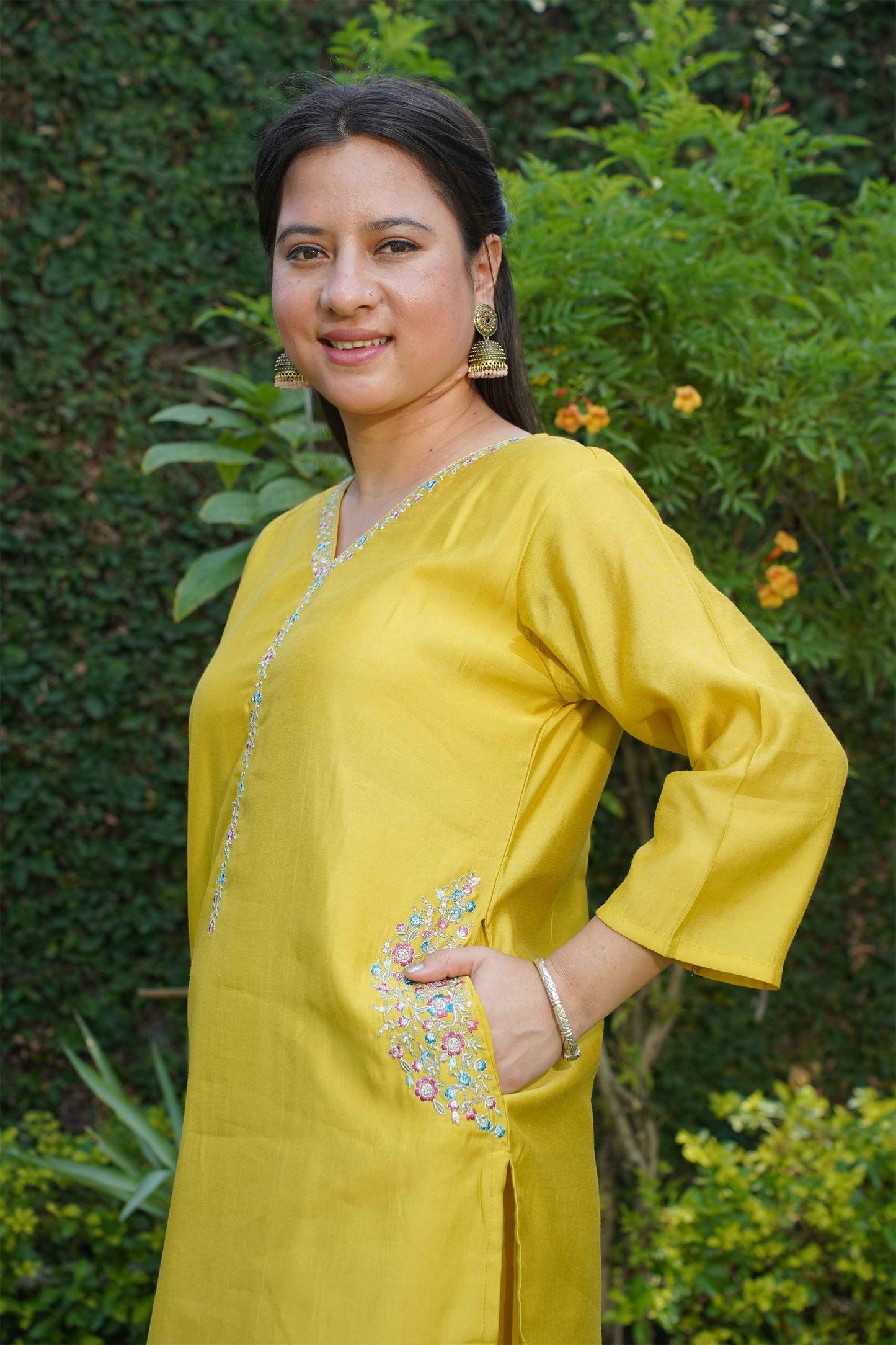 Tropical Tapestry Modal Suit Set