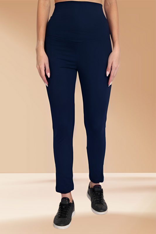 Buy Plus Size Navy Blue Tummy Tucker Jeggings At Apella | Sizes XS to 10 XL | India | Free Delivery | Customized