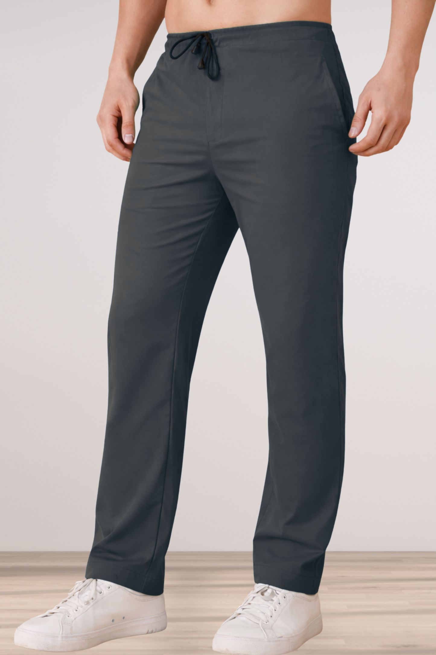 Twilight Grey Cotton Cargo - 2 Pocket