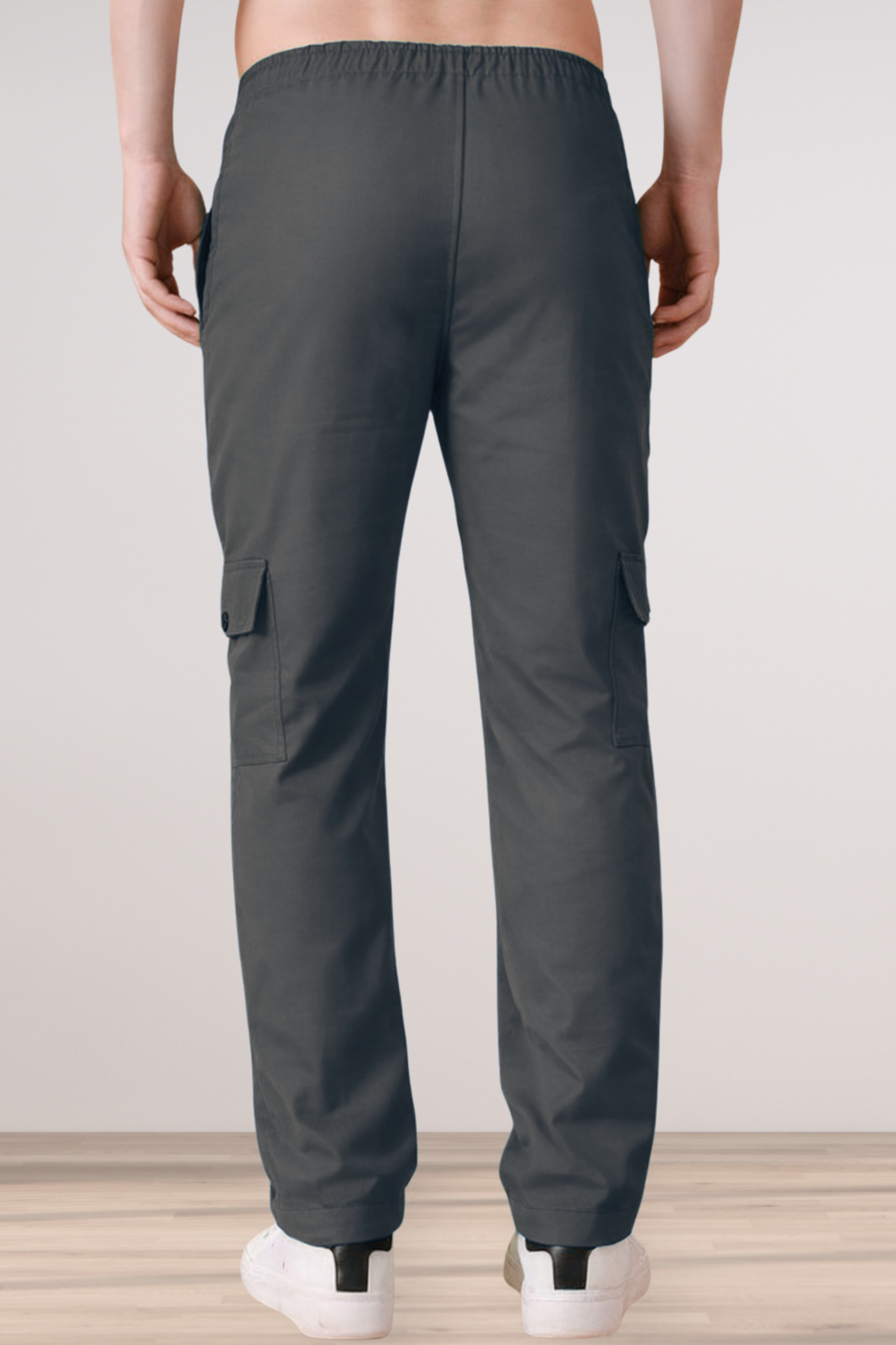 Twilight Grey Cotton Cargo - 4 Pocket