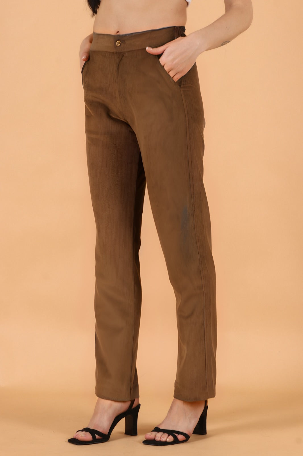 Brown Corduroy Pants Womens