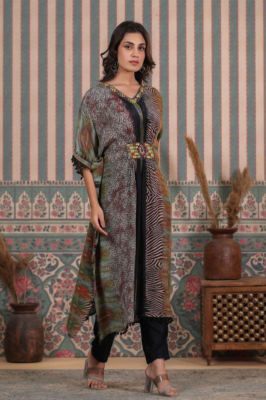 Wild Night Muslin Kaftan Set