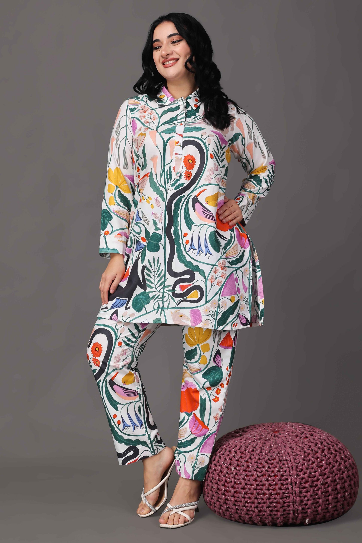 Winter Fiesta Woollen Co-ord Set