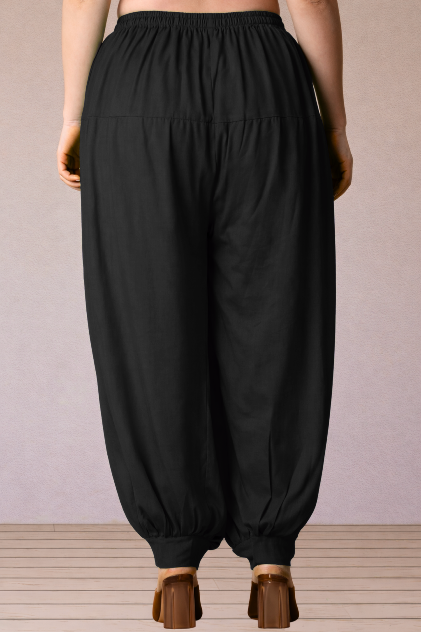 Black Rayon Afghani Salwar