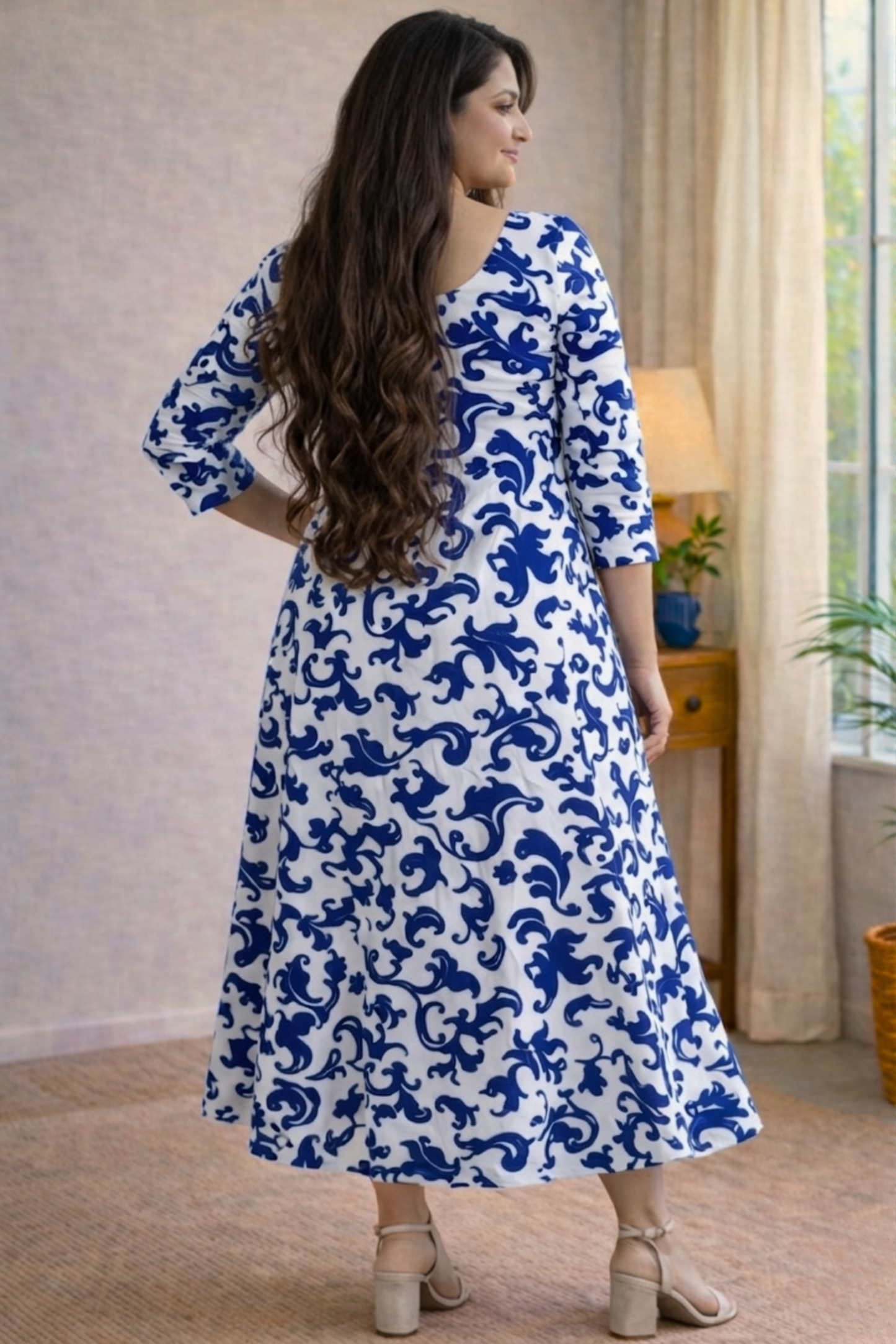 Indigo Island Summer Dress With Pockets