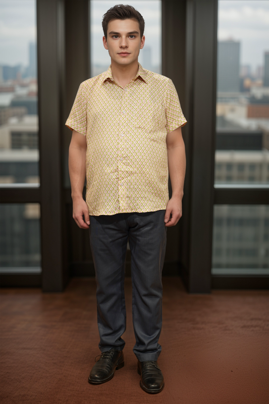 Sandstone Breeze Printed Shirt