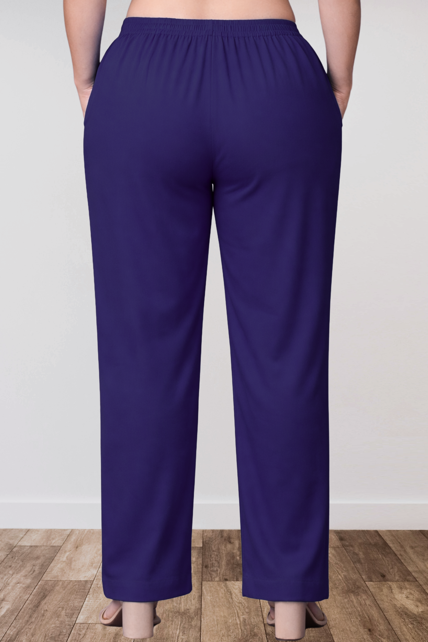 Dark Blue Anti Wrinkle Kurti Pants