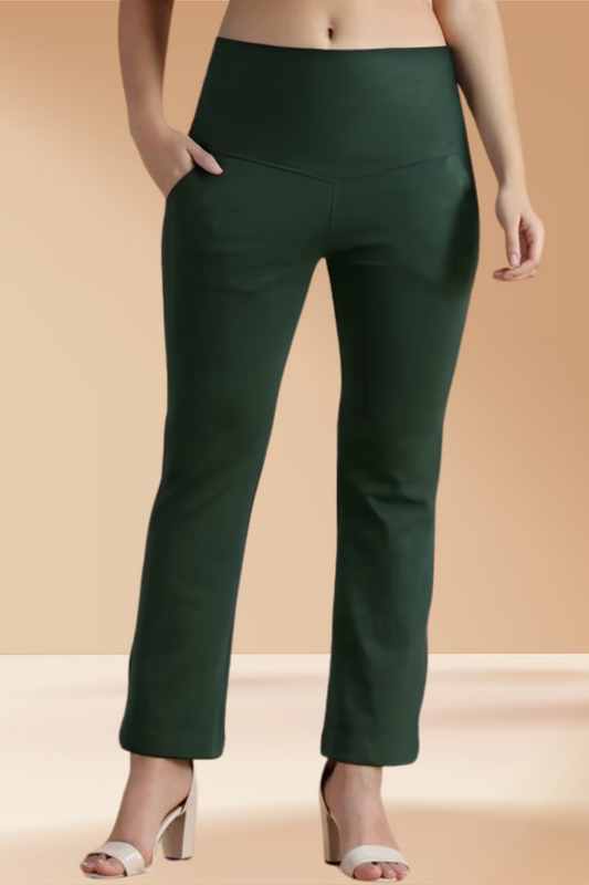 Buy Plus Size Mehandi Tummy Tucker Pants At Apella | Sizes XS to 10 XL | India | Free Delivery | Customized