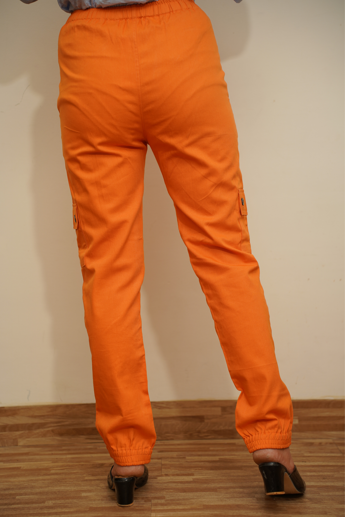 Buy Plus Size Sunset Glow Cotton Cargo Pants At Apella | Sizes XS to 10 XL | India | Free Delivery | Customized