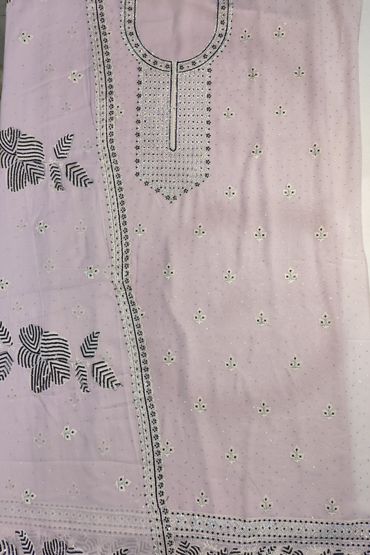 Diamond Pink Crushed Shimmer Suit