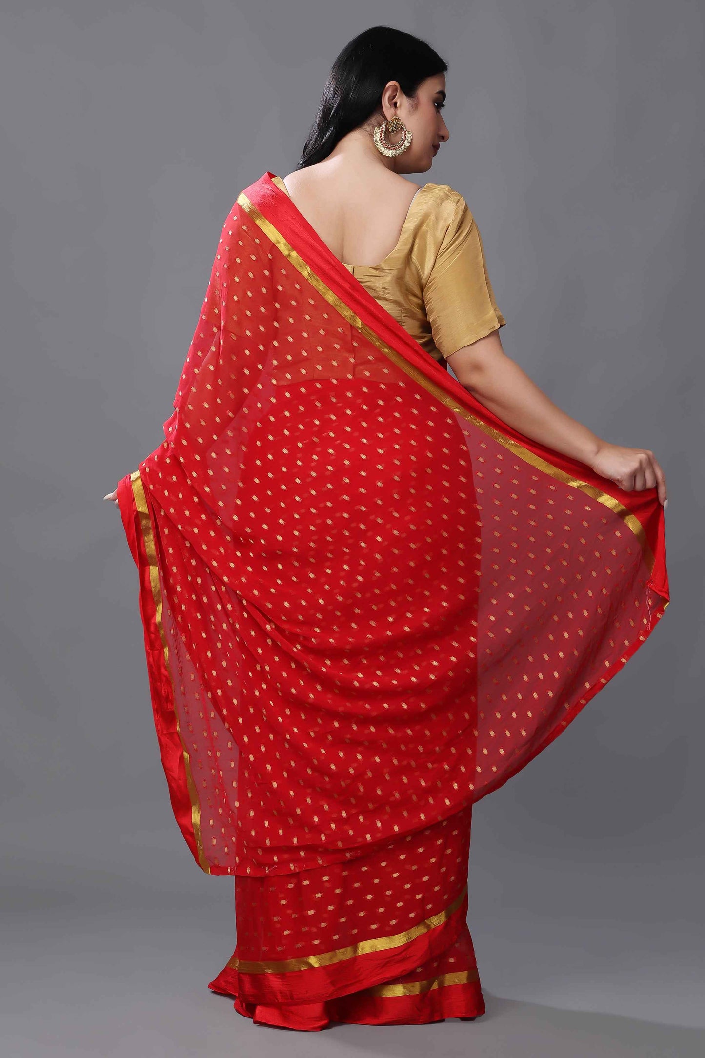 Buy Plus Size Festive Fawn Silk Blouse At Apella | Sizes XS to 10 XL | India | Free Delivery | Customized