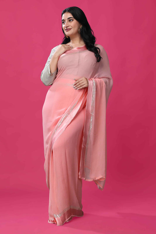 Buy Plus Size Radiant Silver Silk Blouse At Apella | Sizes XS to 10 XL | India | Free Delivery | Customized