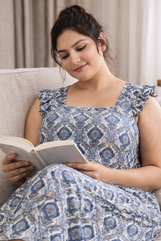 Indigo Heritage Summer Lounge Dress