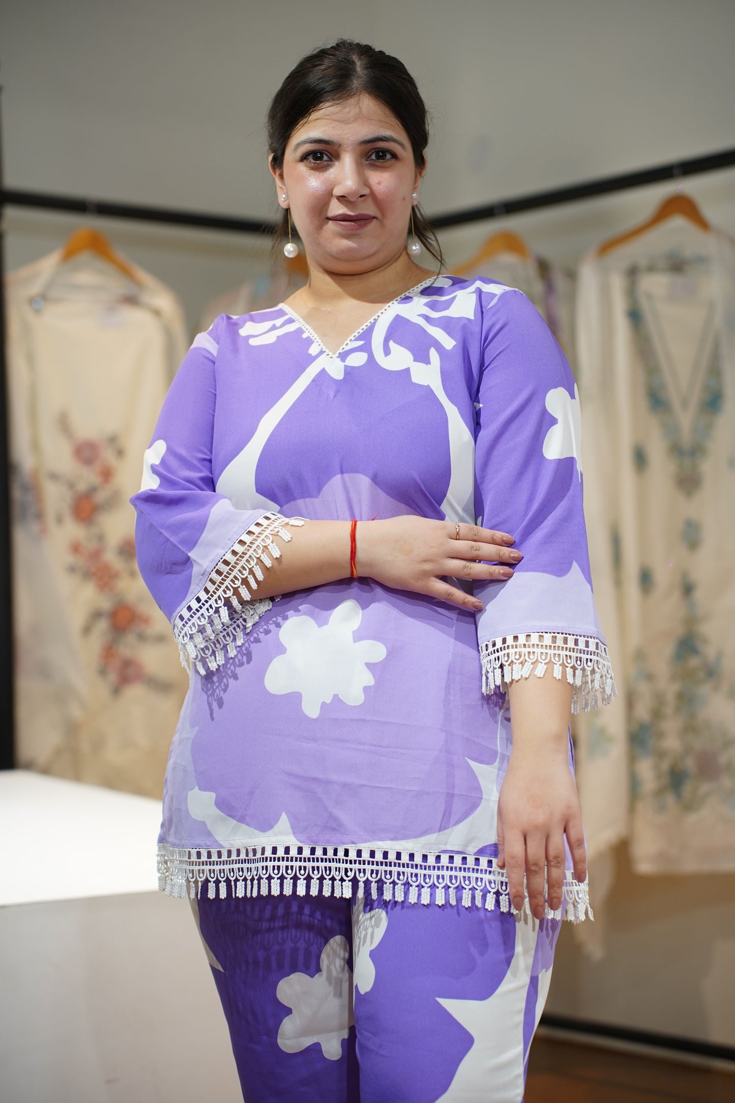 Dewdrop Delight Floral Co-ord Set