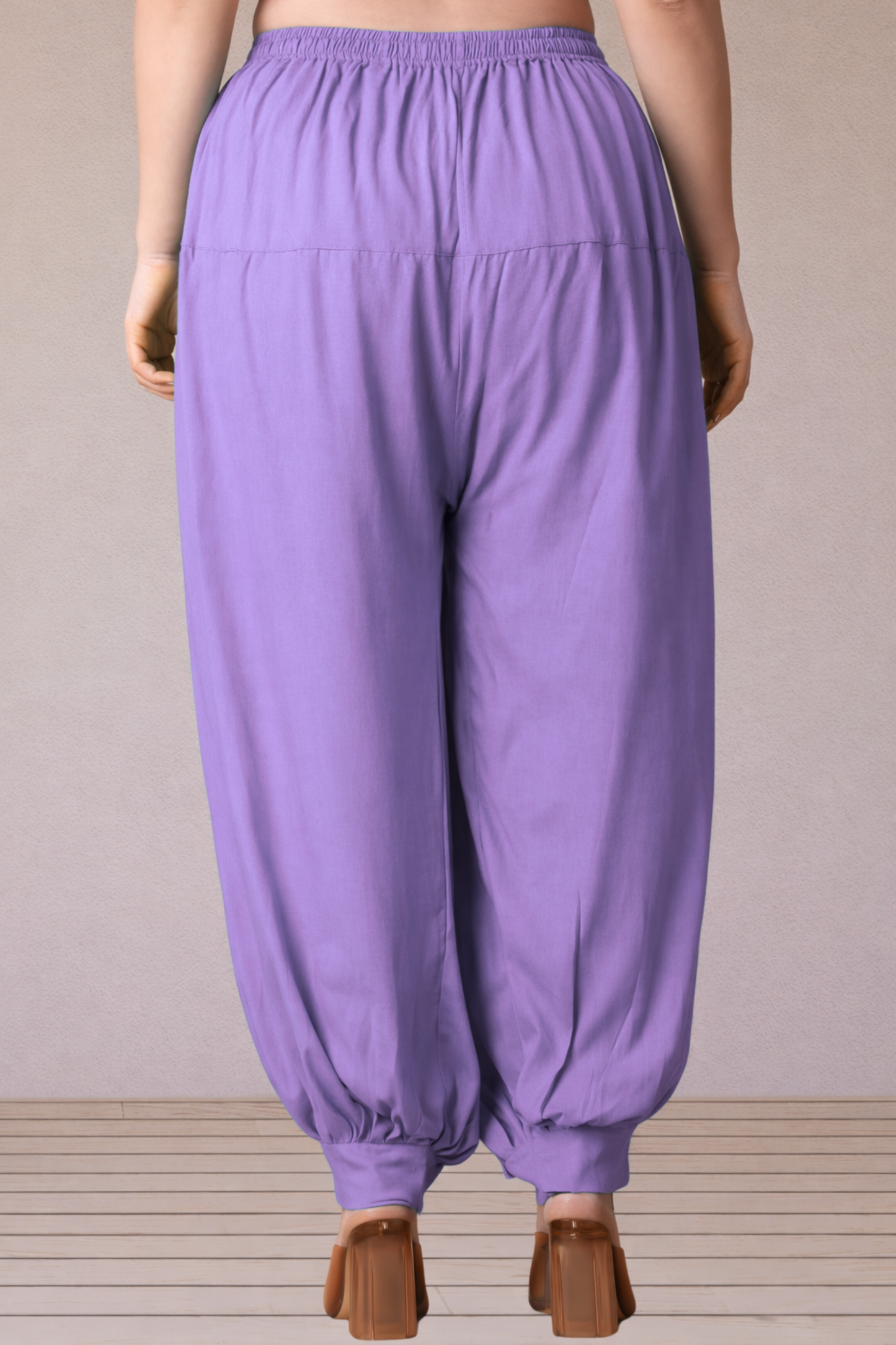 Lavender Rayon Afghani Salwar