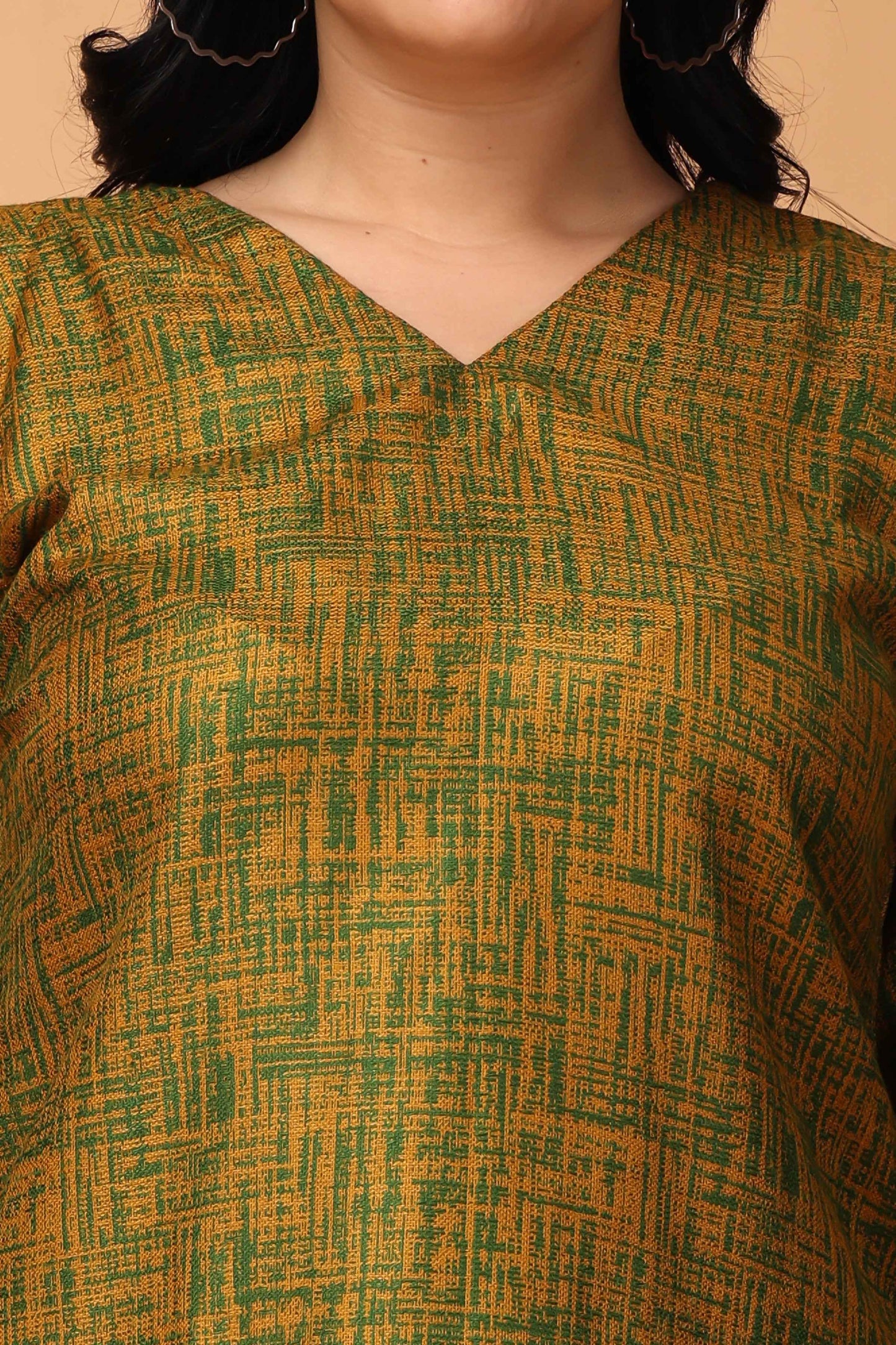 Buy Plus Size Sunset Serenade Woollen Co-ord Set At Apella | Sizes XS to 10 XL | India | Free Delivery | Customized