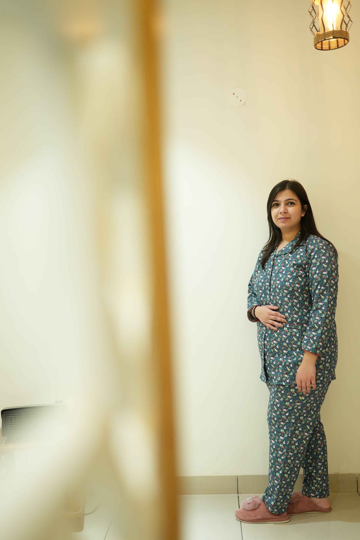 Buy Plus Size Merry Jingles Woollen Night Suit At Apella | Sizes XS to 10 XL | India | Free Delivery | Customized