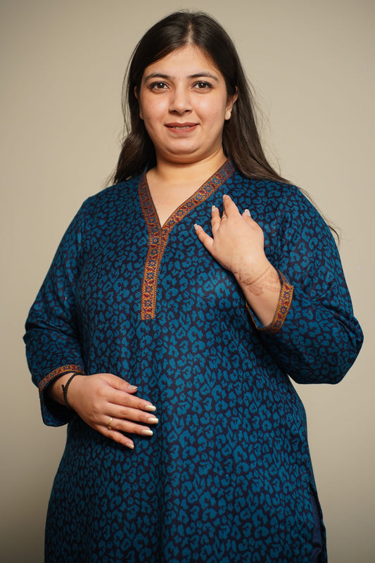 Midday Warmth Woollen Kurta Set