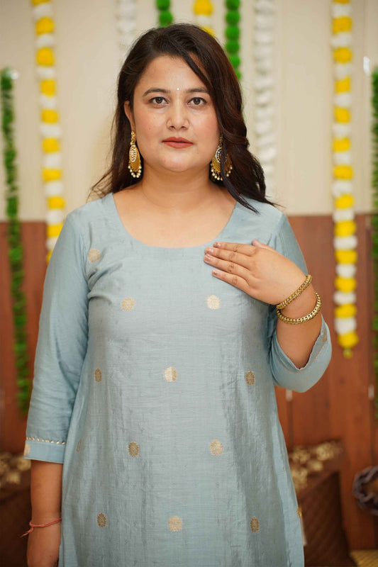 Buy Plus Size Moonlit Marvel Fancy Suit Set At Apella | Sizes XS to 10 XL | India | Free Delivery | Customized