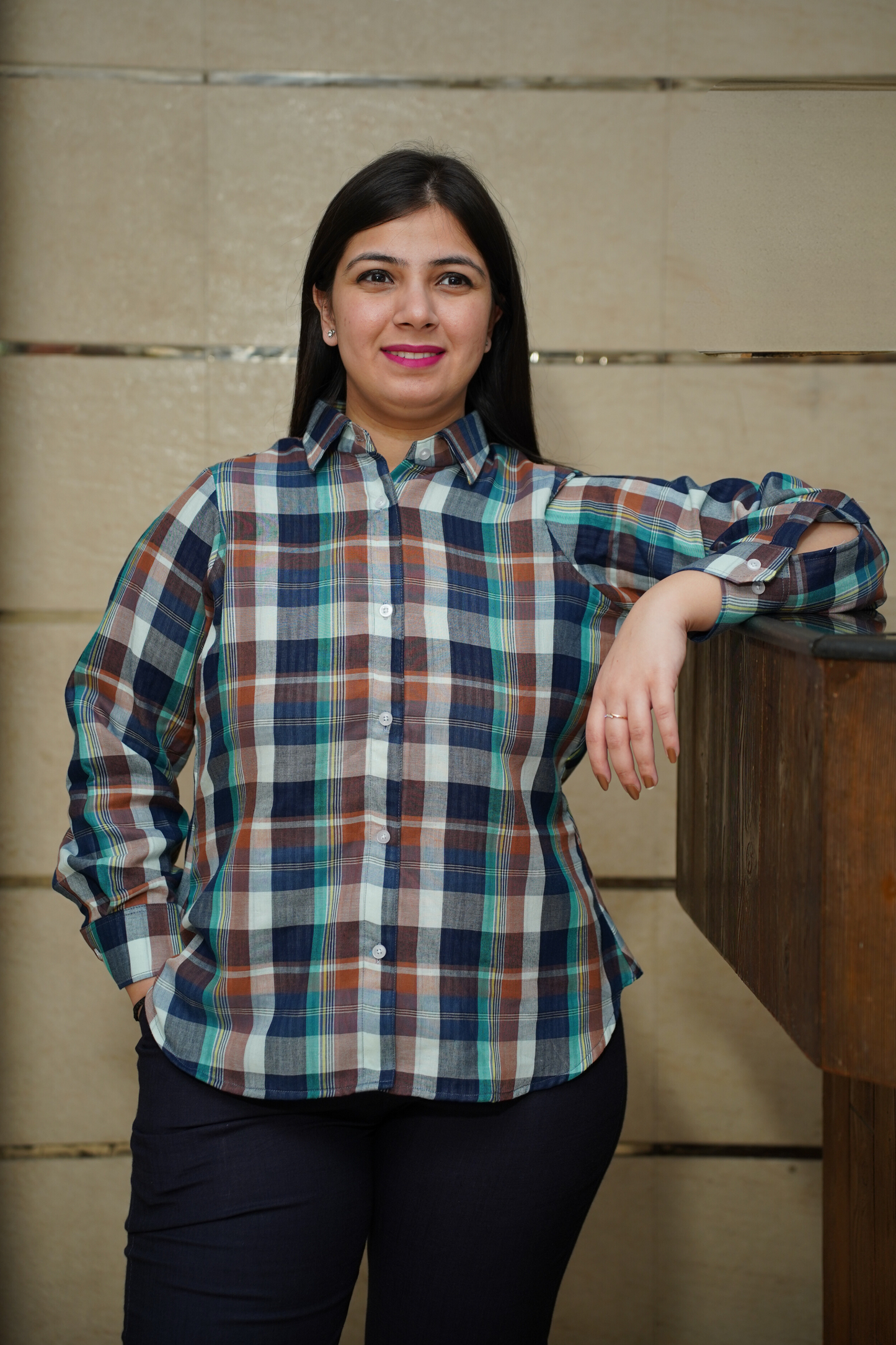 Autumn Palette Checked Shirt