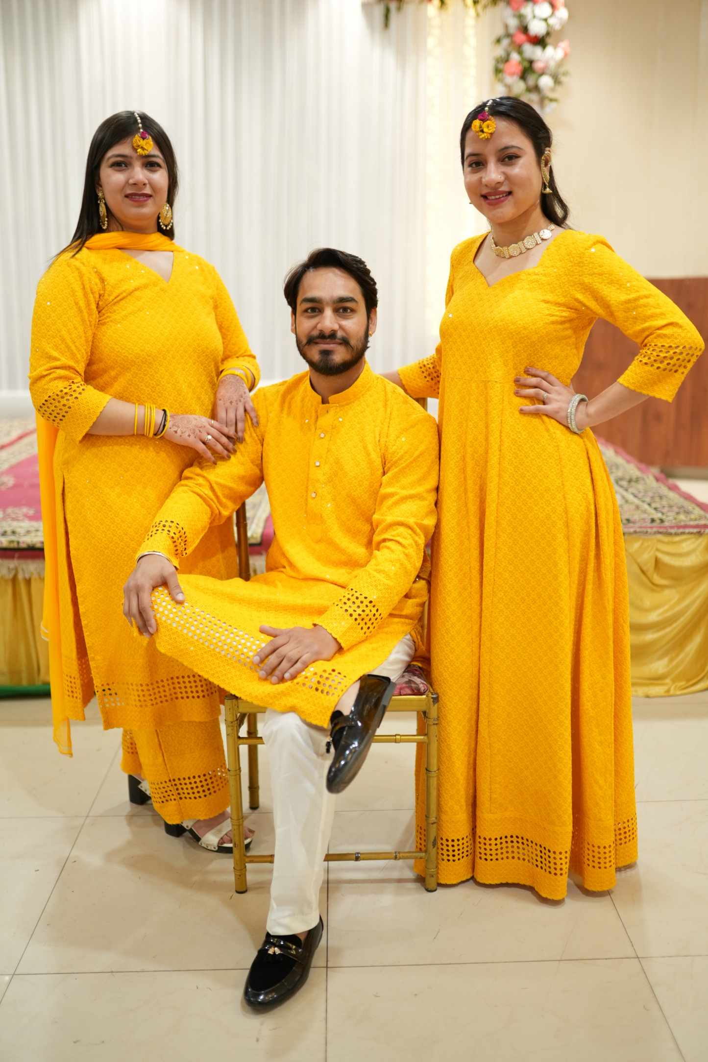 Yellow Dress For Haldi