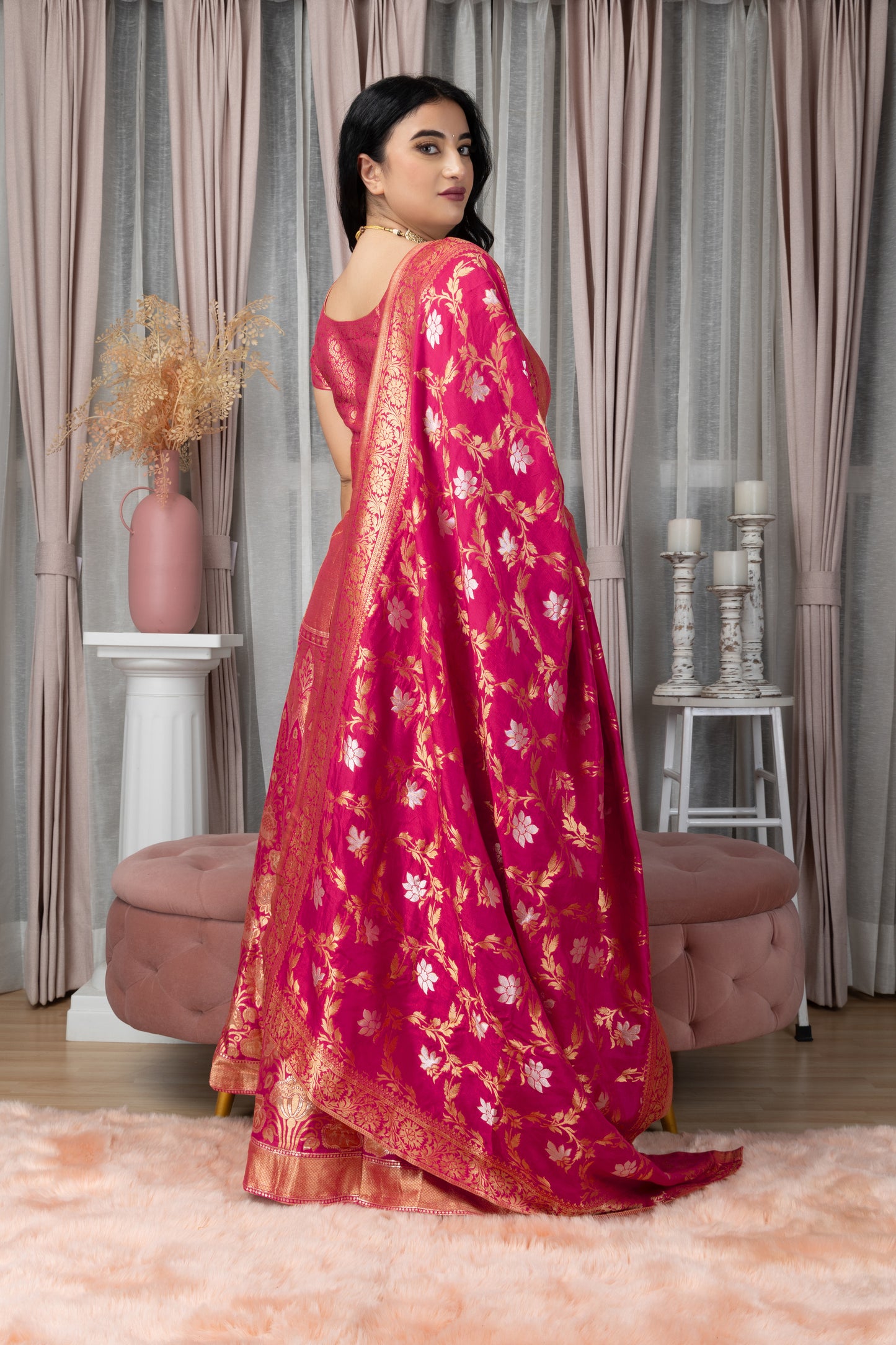 Silk Anarkali Dress