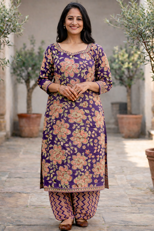 Evening Garden Cotton Salwar Suit