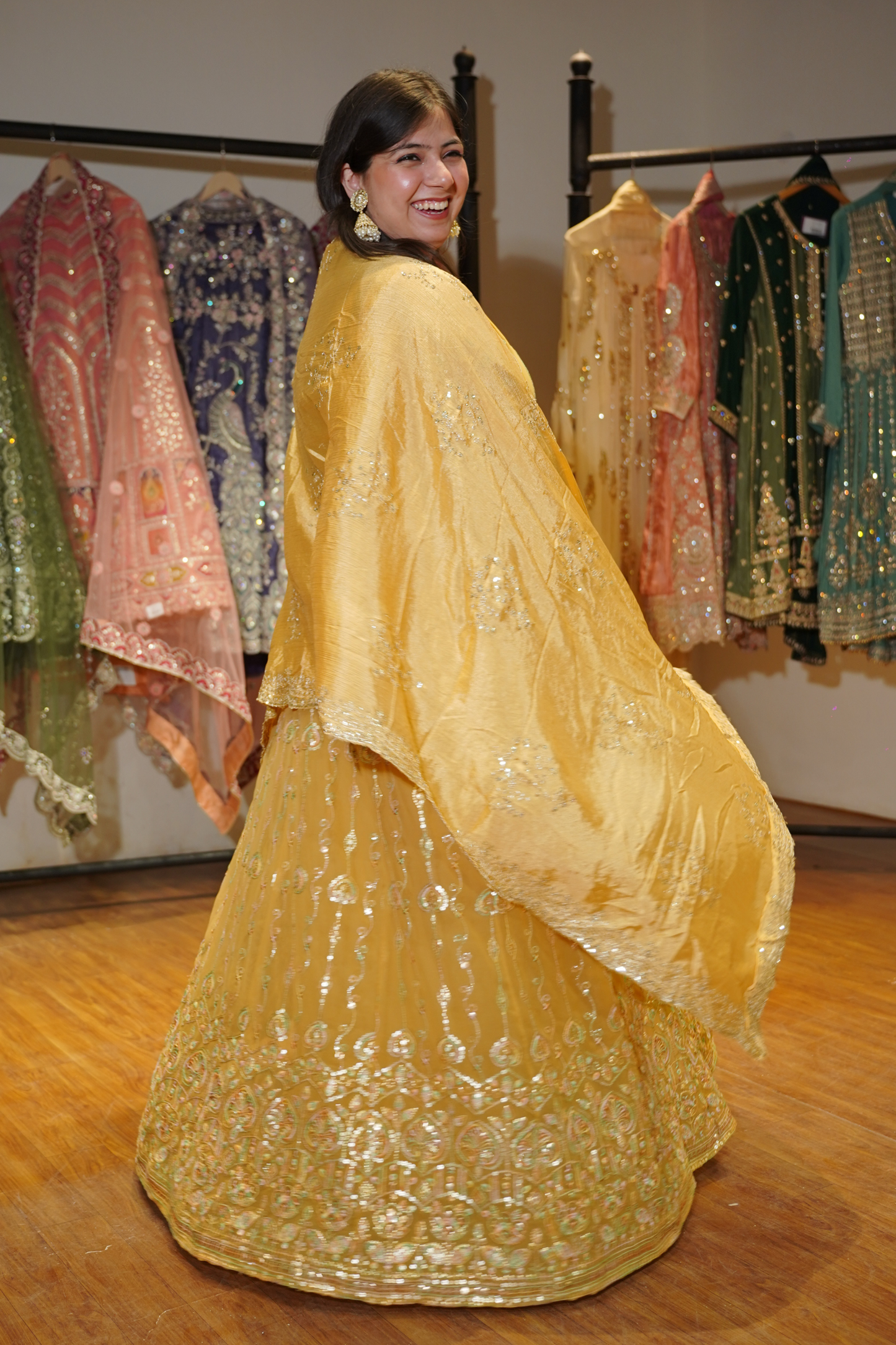 Radiant Realm Embroidered Dress With Dupatta