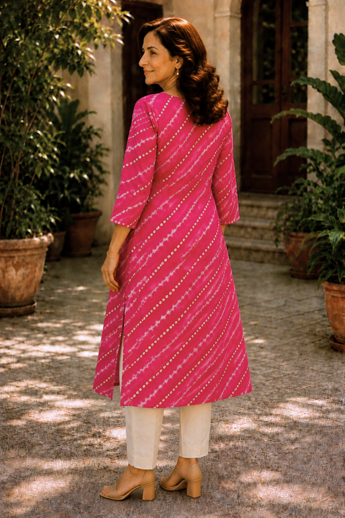 Abeer Leher A-line Cotton Kali Kurta