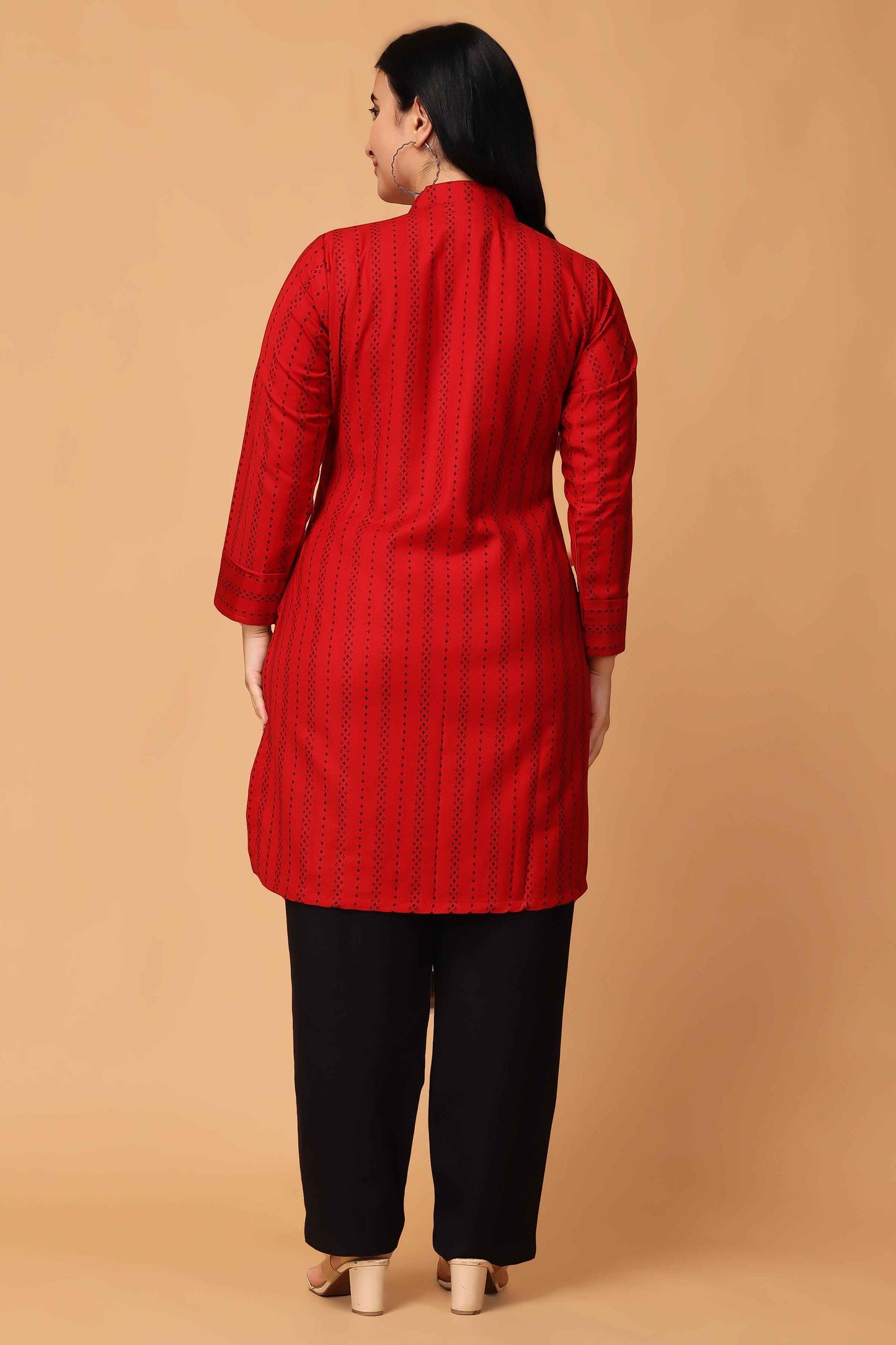 Buy Plus Size Forever Radiant Woollen Short Kurta At Apella | Sizes XS to 10 XL | India | Free Delivery | Customized