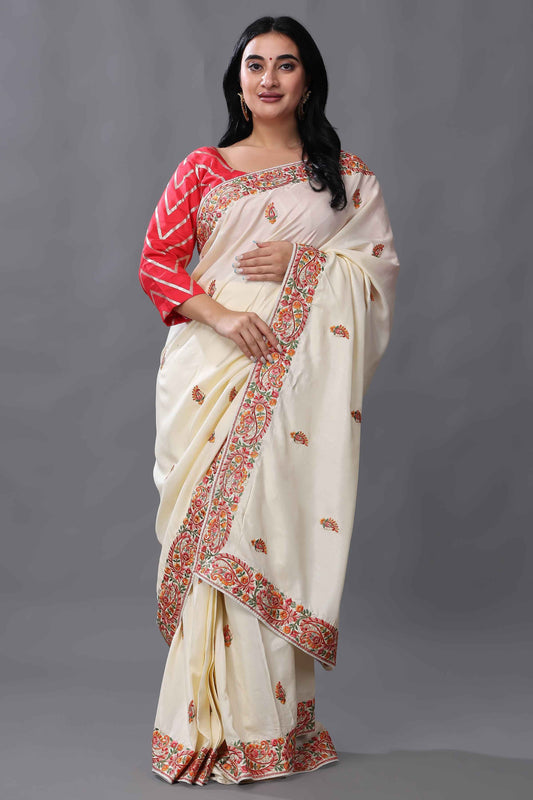 Buy Plus Size Festive Sparkle Silk Blouse At Apella | Sizes XS to 10 XL | India | Free Delivery | Customized