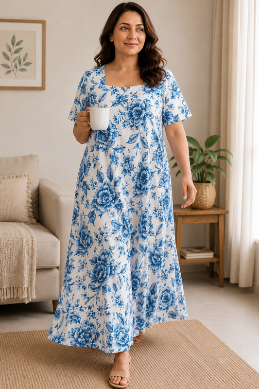 Morning Meadow Rayon Night Gown