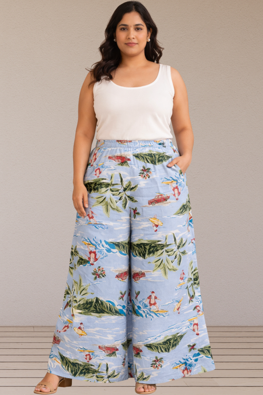 Sky Escape Rayon Lounge Pants