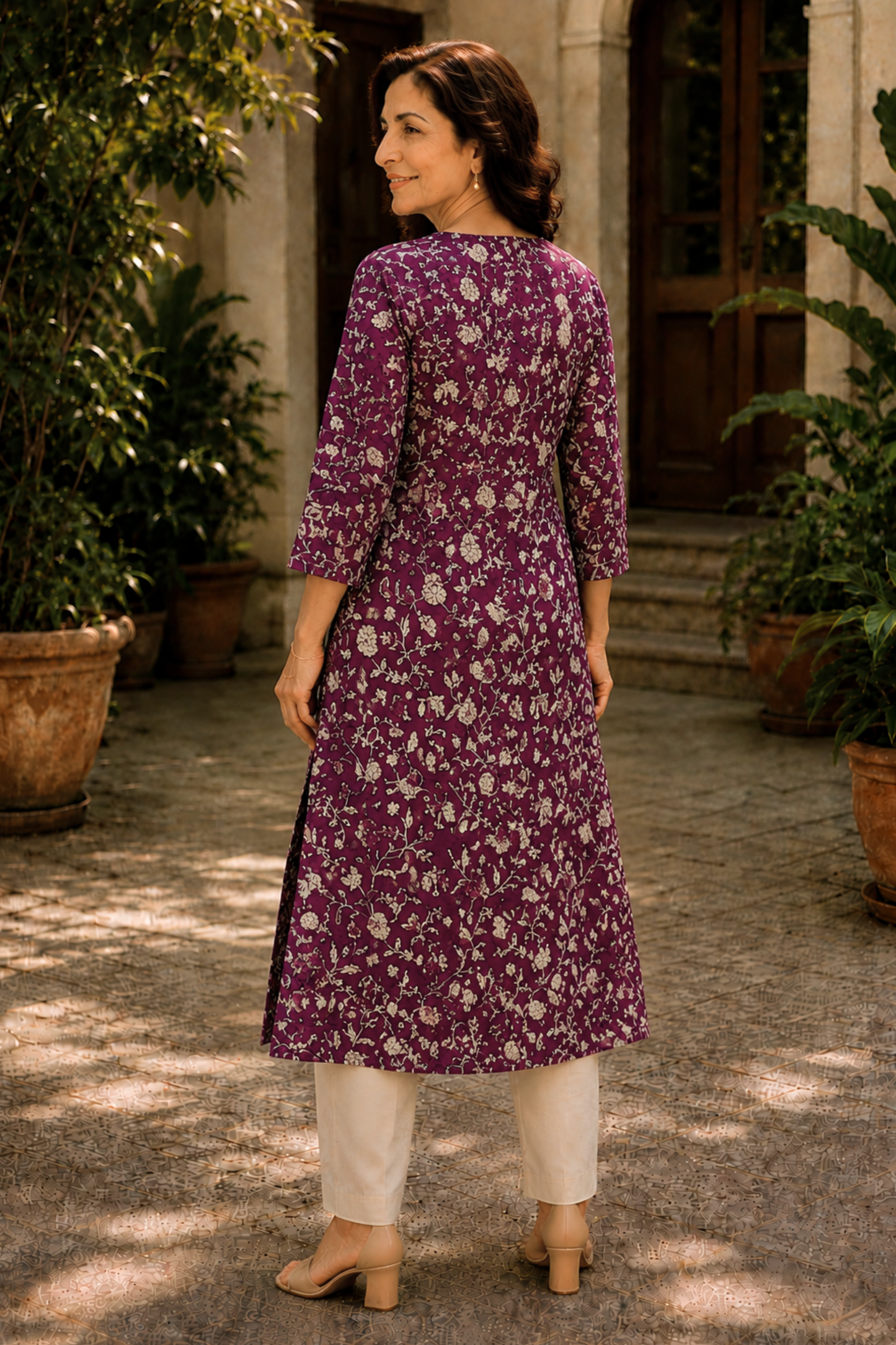 Aarohi Bagh A-line Cotton Kali Kurta