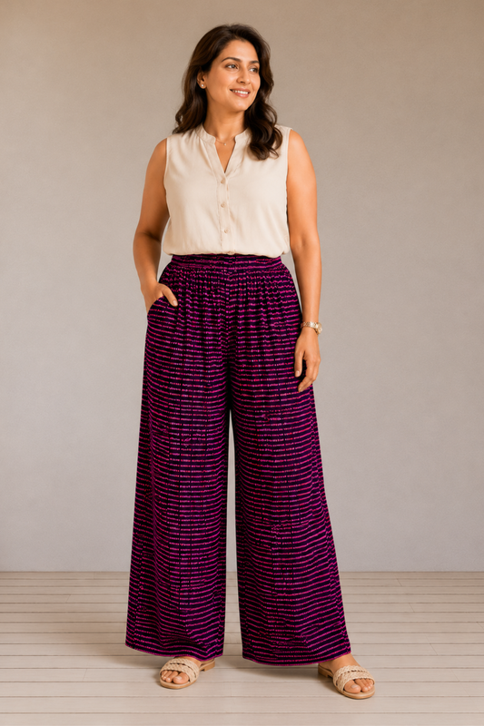 Dreamy Berry Rayon Lounge Pants
