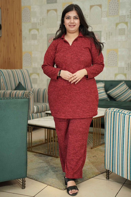 Autumn Blaze Knitted Co-ord Set