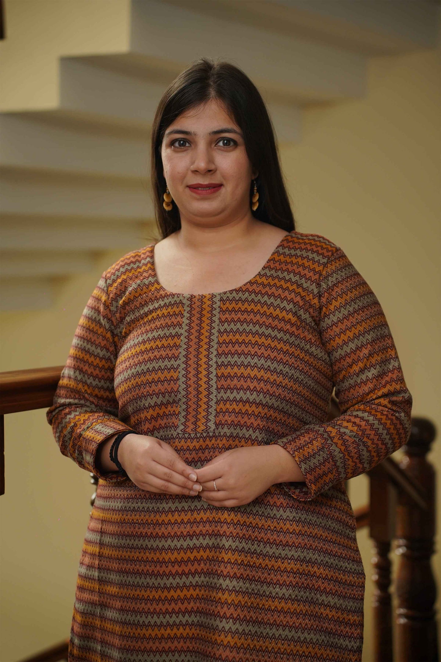 Autumn Spice Woollen Kurta