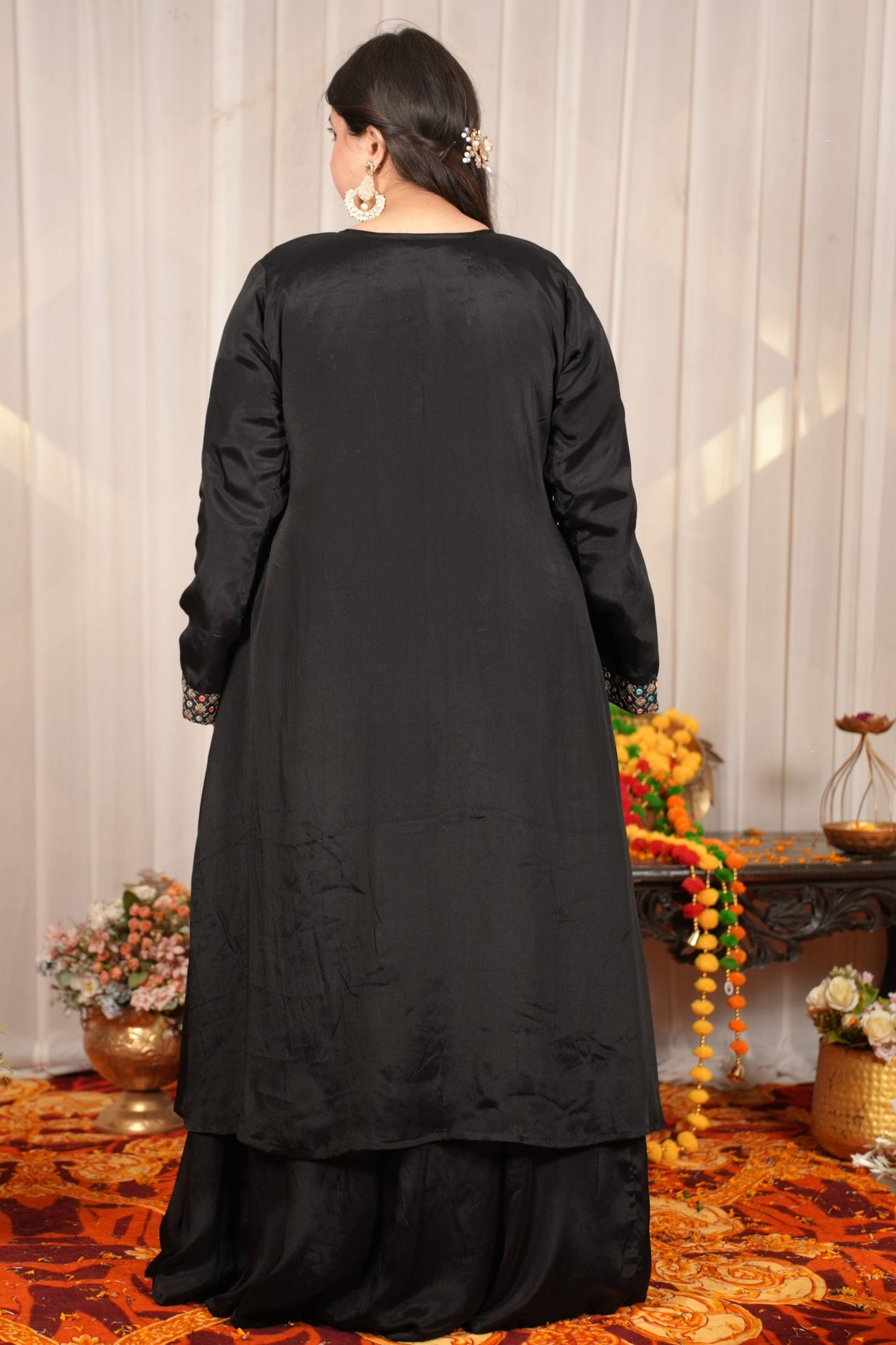 Raabta Shrug Dress with Skirt