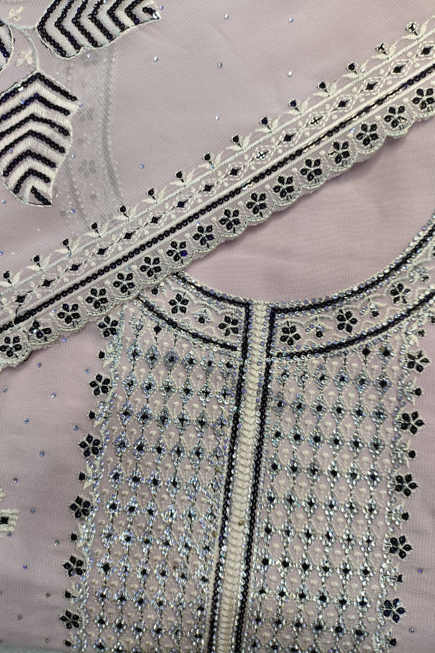 Diamond Pink Crushed Shimmer Suit