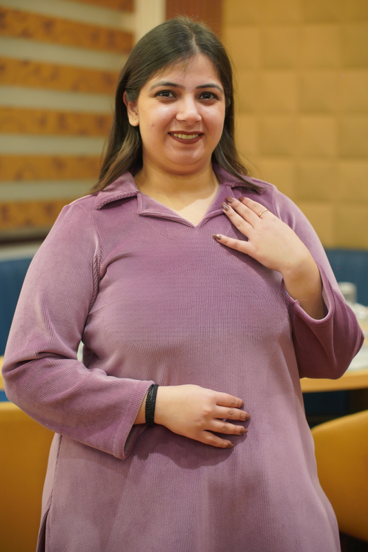 Dusty Lavender Velvet Co-ord Set