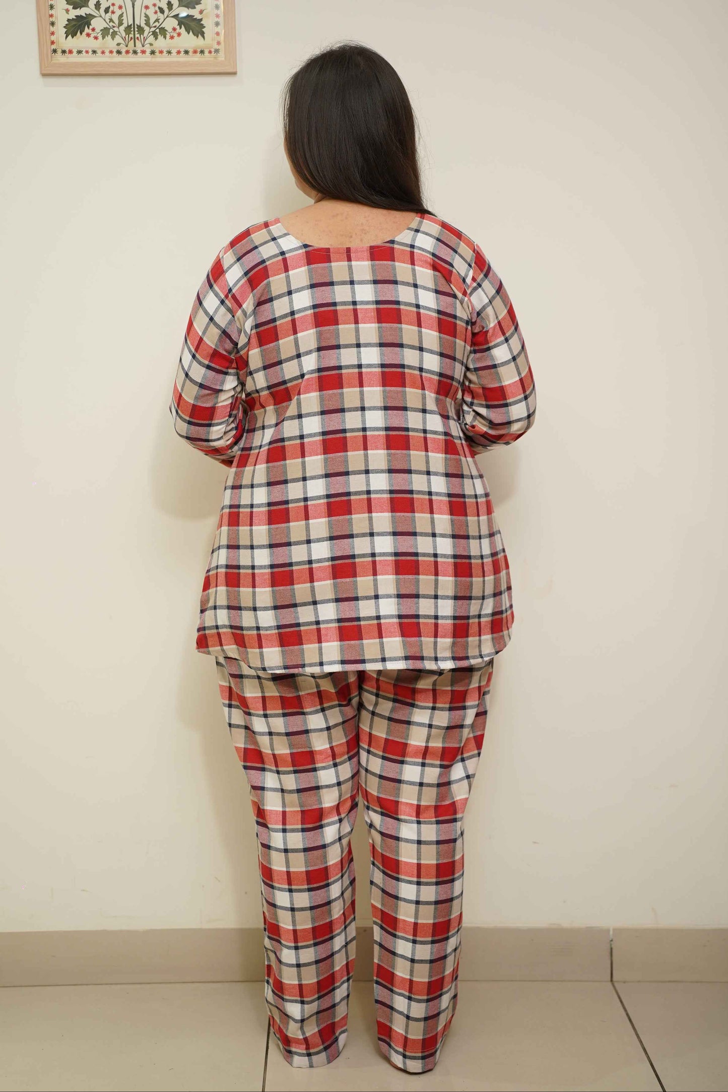 Frosty Glow Woollen Night Suit