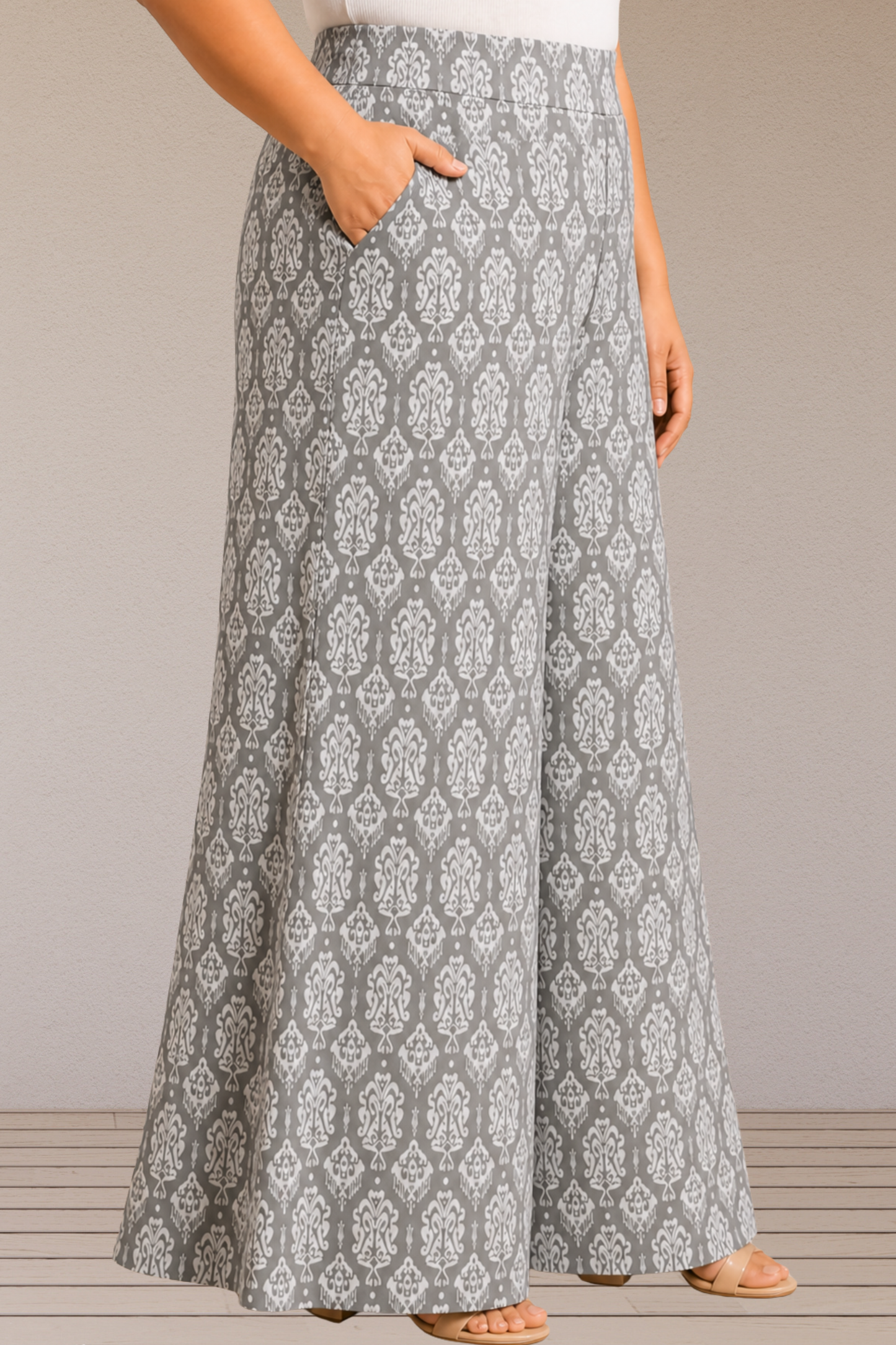 Smoky Ivory Rayon Lounge Pants