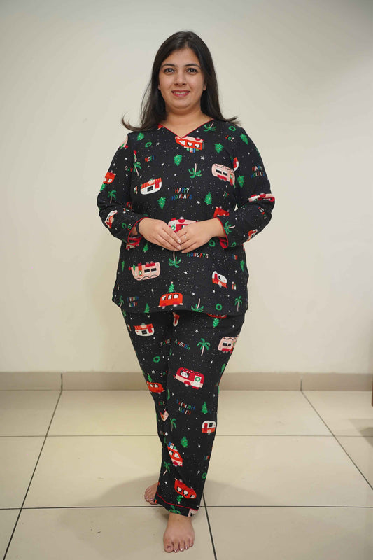 Jolly Journey Woollen Night Suit