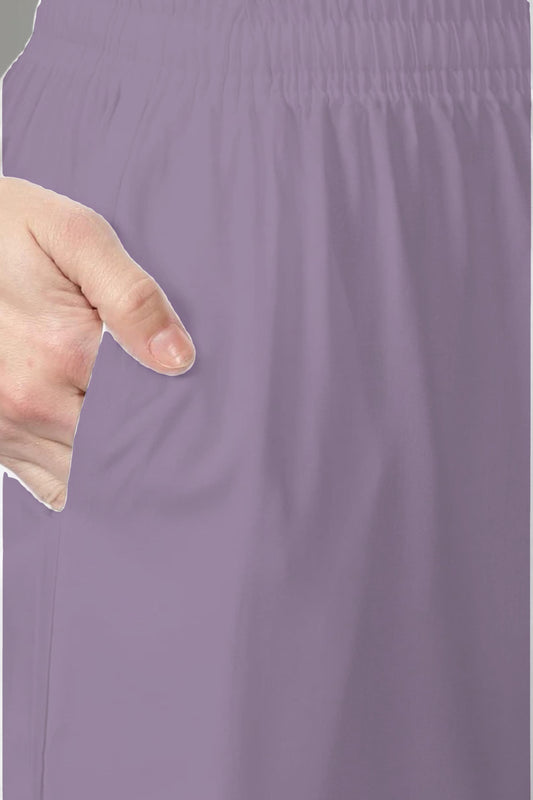 Lavender Rayon Kurti Pant
