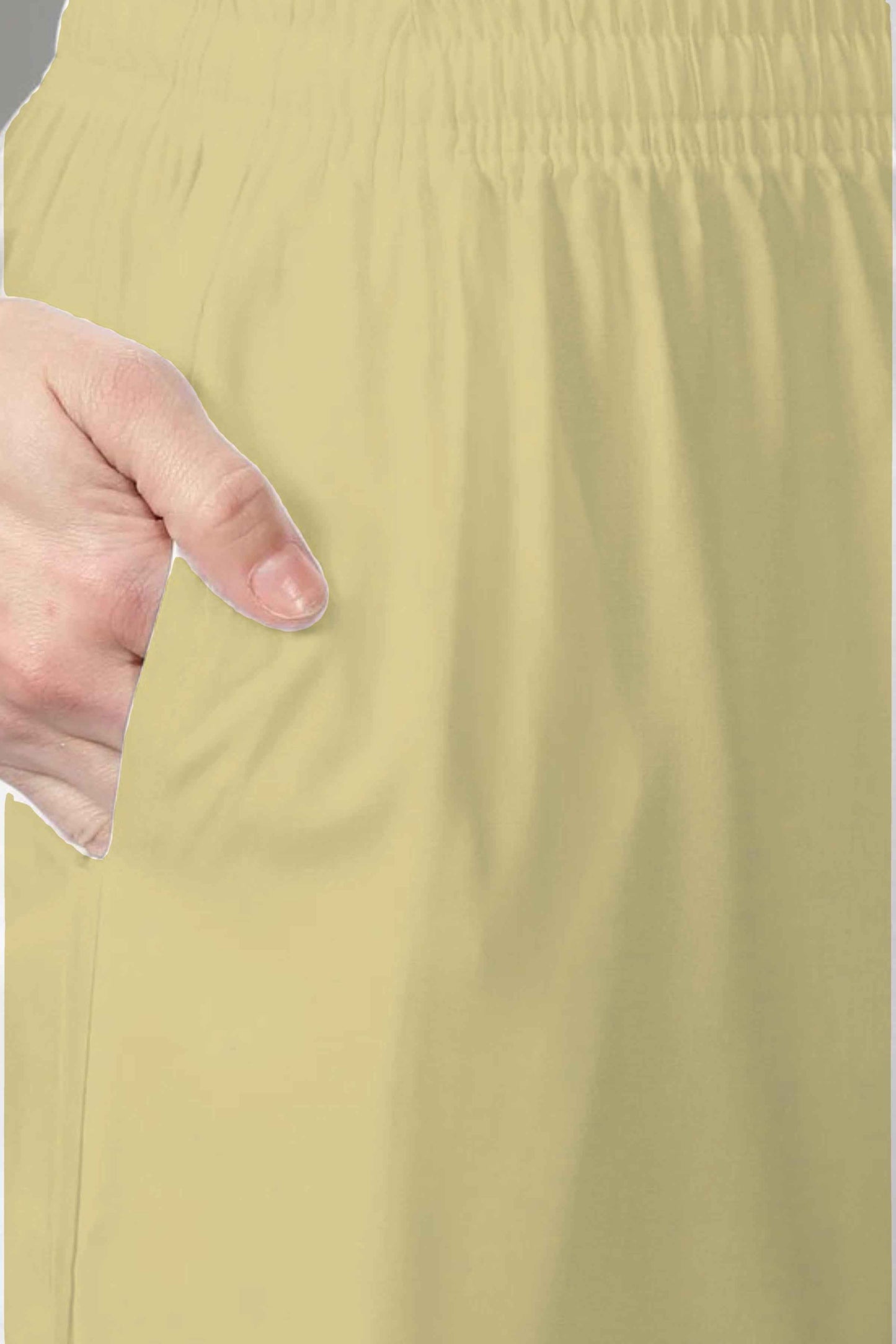 Lemon Yellow Rayon Kurti Pant