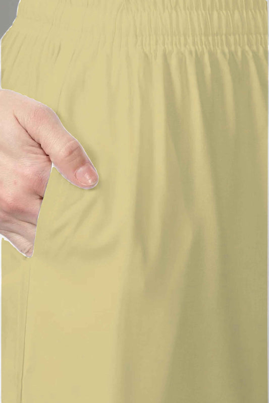 Lemon Yellow Rayon Kurti Pant