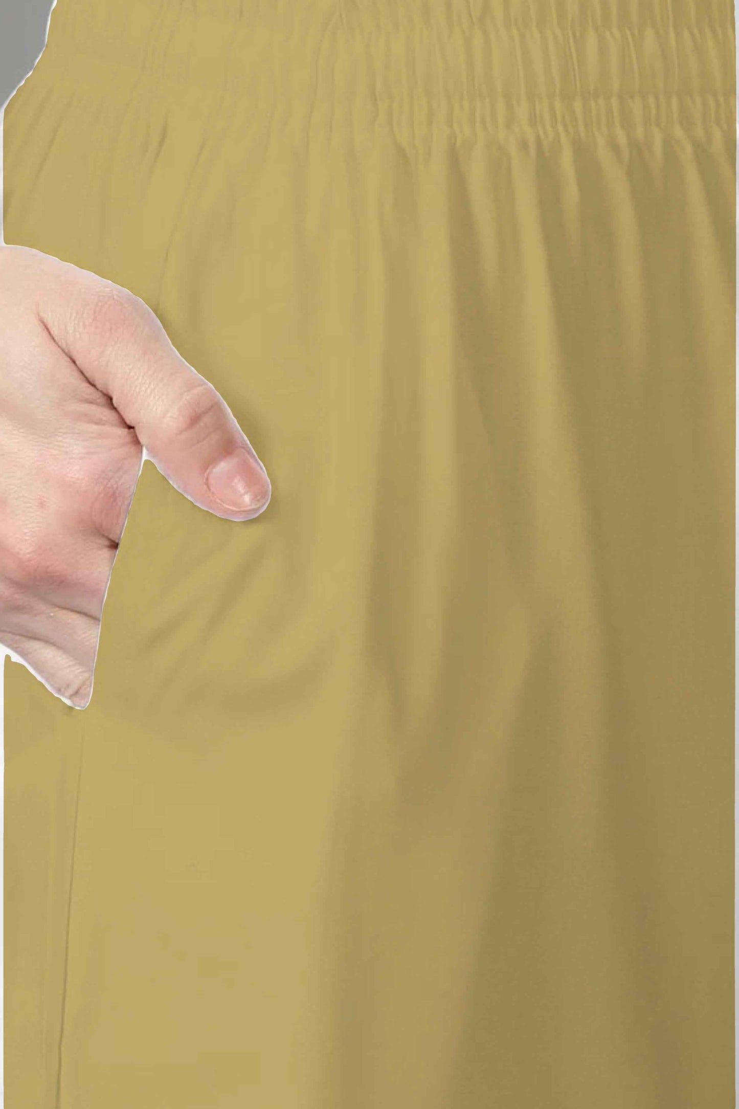 Light Beige Rayon Kurti Pant