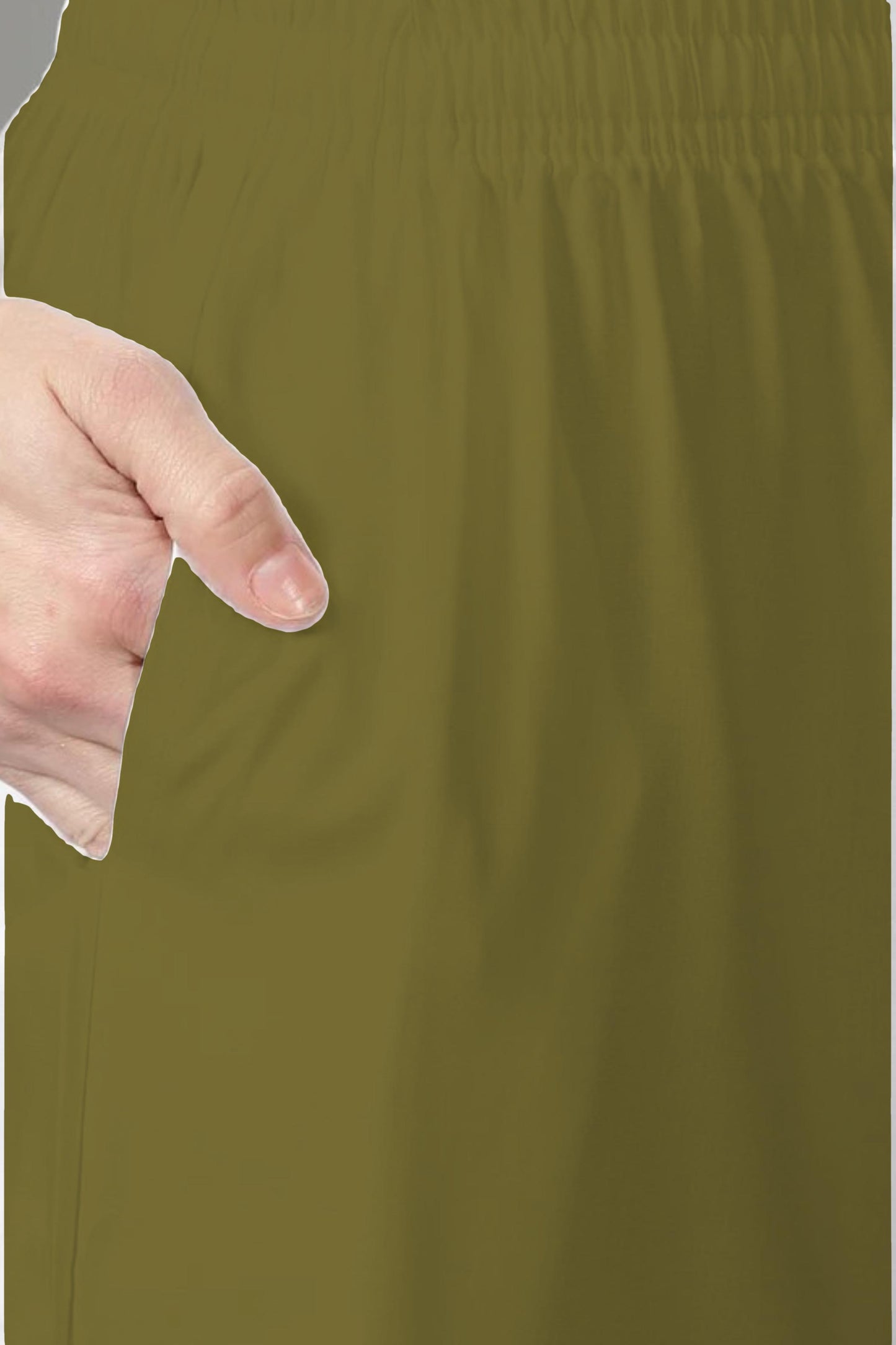 Light Army Green Rayon Kurti Pant