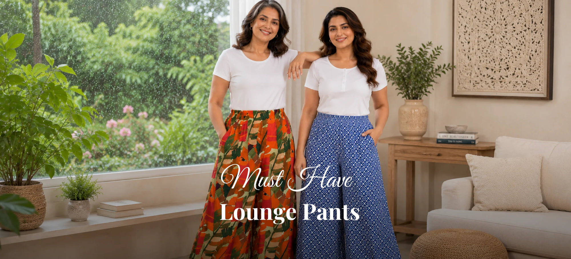 Women Plus Size Summer Lounge Pants