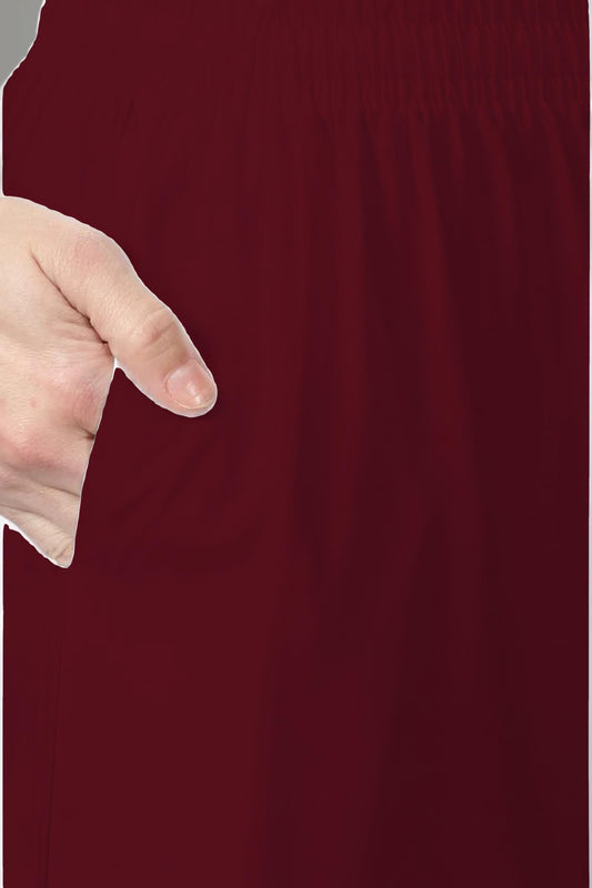 Maroon Rayon Kurti Pant